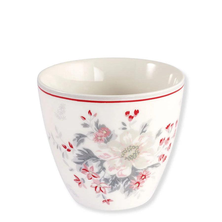 Vaso de Café sin Asa GreenGate - Colección Abelone White