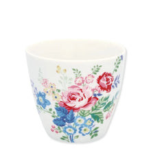 Cargar imagen en el visor de la galería, Vaso de porcelana diseño flores