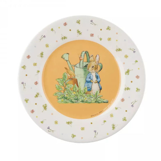 Plato de Peter Rabbit  y regadera
