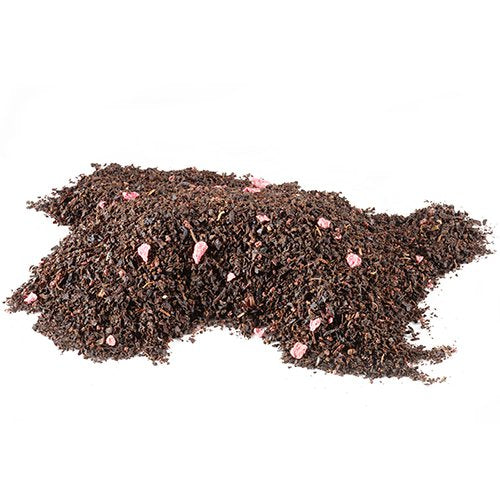 Té negro con fresas
