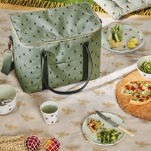 Cargar imagen en el visor de la galería, Bolsa de Picnic Alta con Bolsillo de Abejas