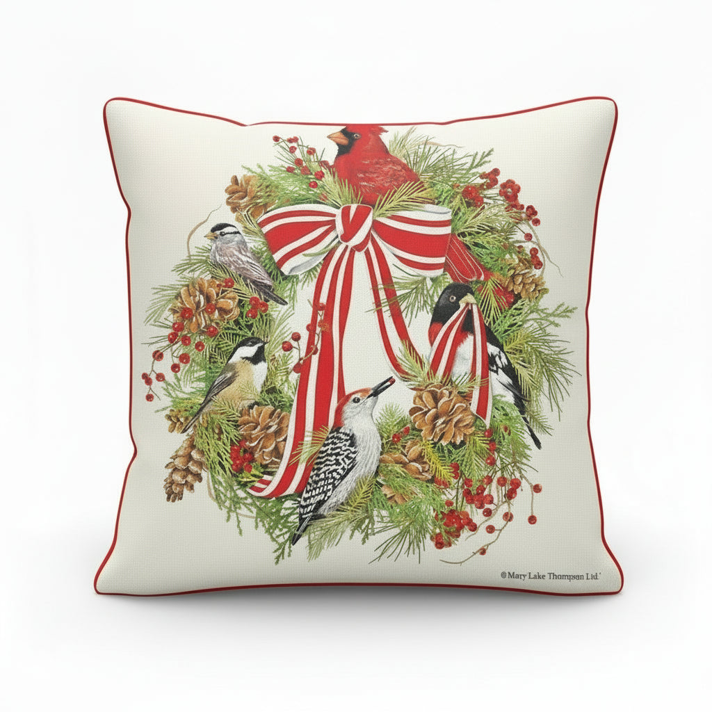 Almohadón  Cardenal y Corona (30.5 x 30.5 cm)