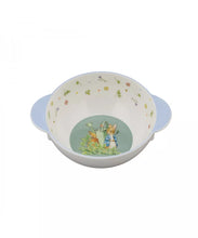 Cargar imagen en el visor de la galería, Bowl de melamina con asas de Peter Rabbit