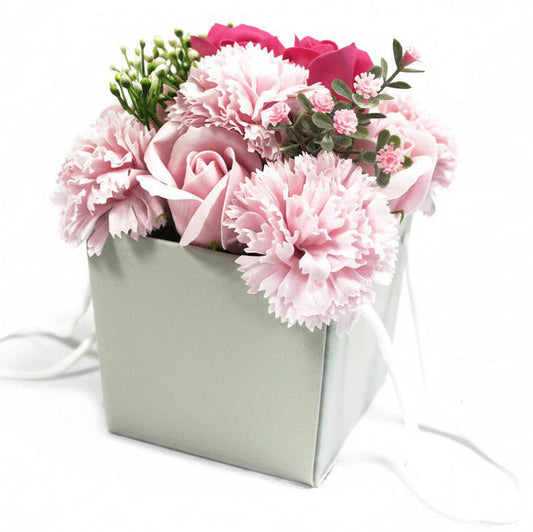 Bouquet Flores Jabón-Rosas Rosas y clavel