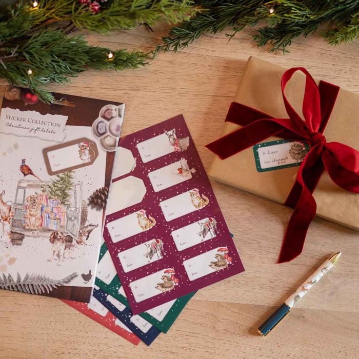 Etiquetas Adhesivas de Regalo de Navidad