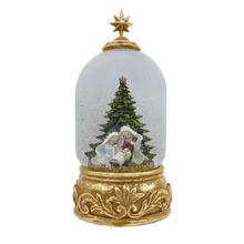 Cargar imagen en el visor de la galería, Bola de música de nieve con Nacimiento