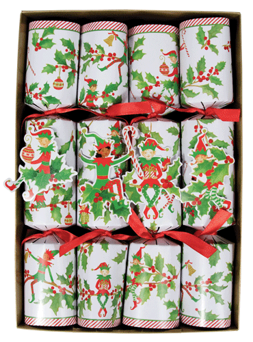 Christmas crackers diseño elfo