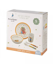 Cargar imagen en el visor de la galería, Set de cinco piezas de Peter Rabbit en colores melocoton