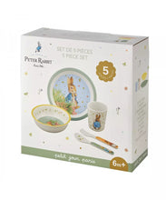 Cargar imagen en el visor de la galería, Set de cinco piezas de Peter Rabbit en colores