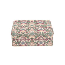 Cargar imagen en el visor de la galería, Caja de lata rectangular con diseño Hyacinth
