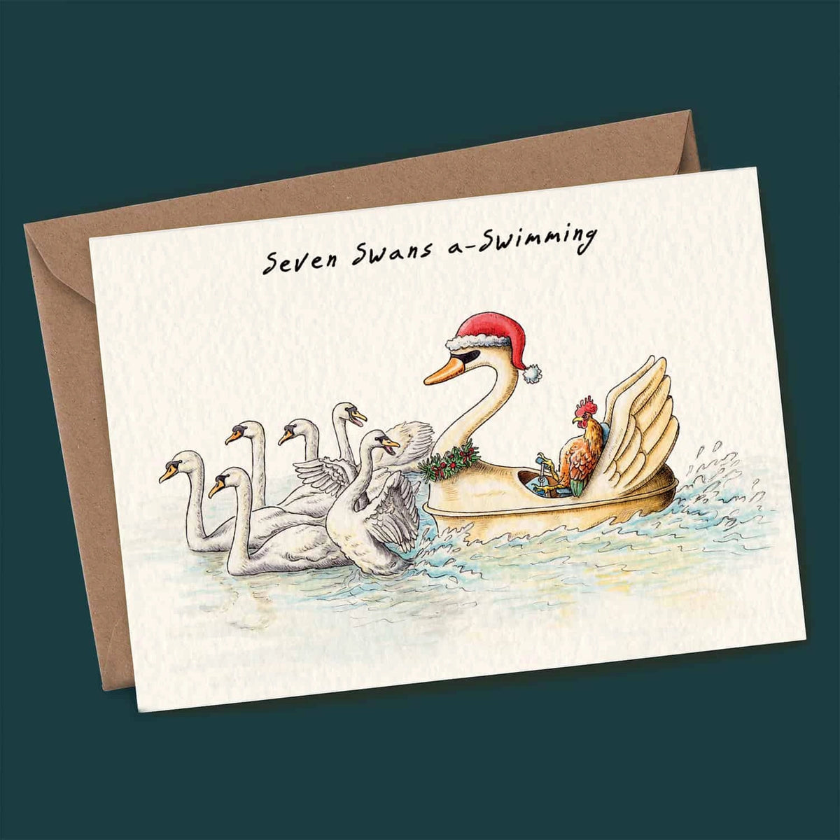 Pack de 12 tarjetas de Navidad “12 Days of Christmas”