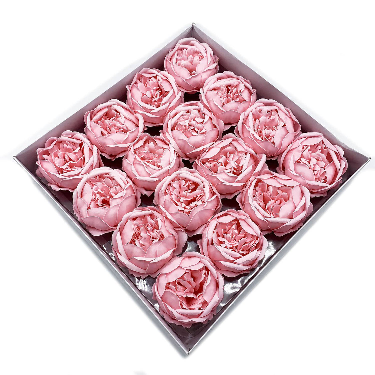 Flores de jabones artesanales diseño peonía