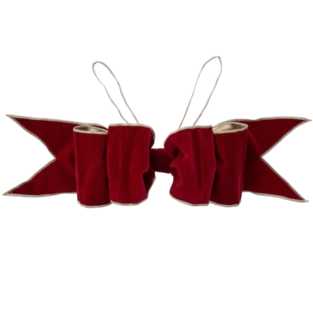 Lazo de Terciopelo Rojo Premontado