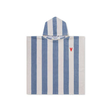 Cargar imagen en el visor de la galería, Poncho de playa - Azul - Captura del día - 65 x 65 cm