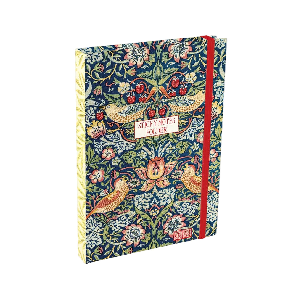 Carpeta de Notas Adhesivas diseño Strawberry thief
