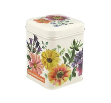 Cargar imagen en el visor de la galería, Caja de lata diseño flores de jardín