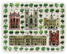 Cargar imagen en el visor de la galería, Caja de lata rectangular con diseño Londres