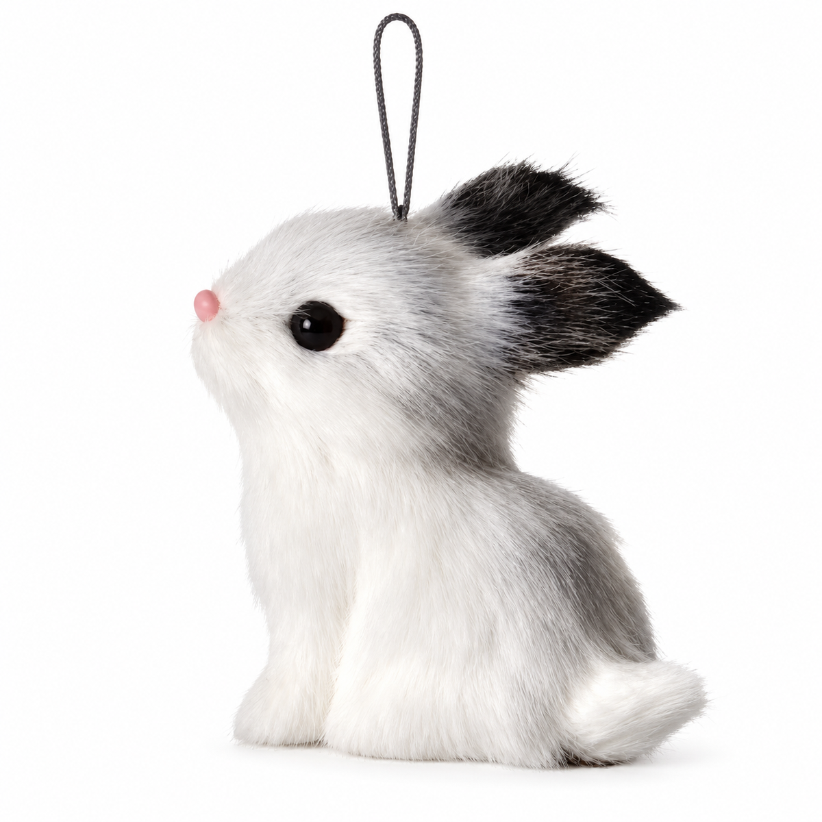 Adornos de conejitos blancos