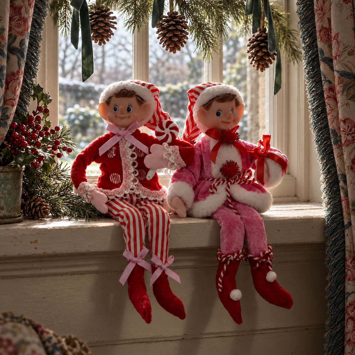 Adornos Colgantes "fabric sweet pixies"