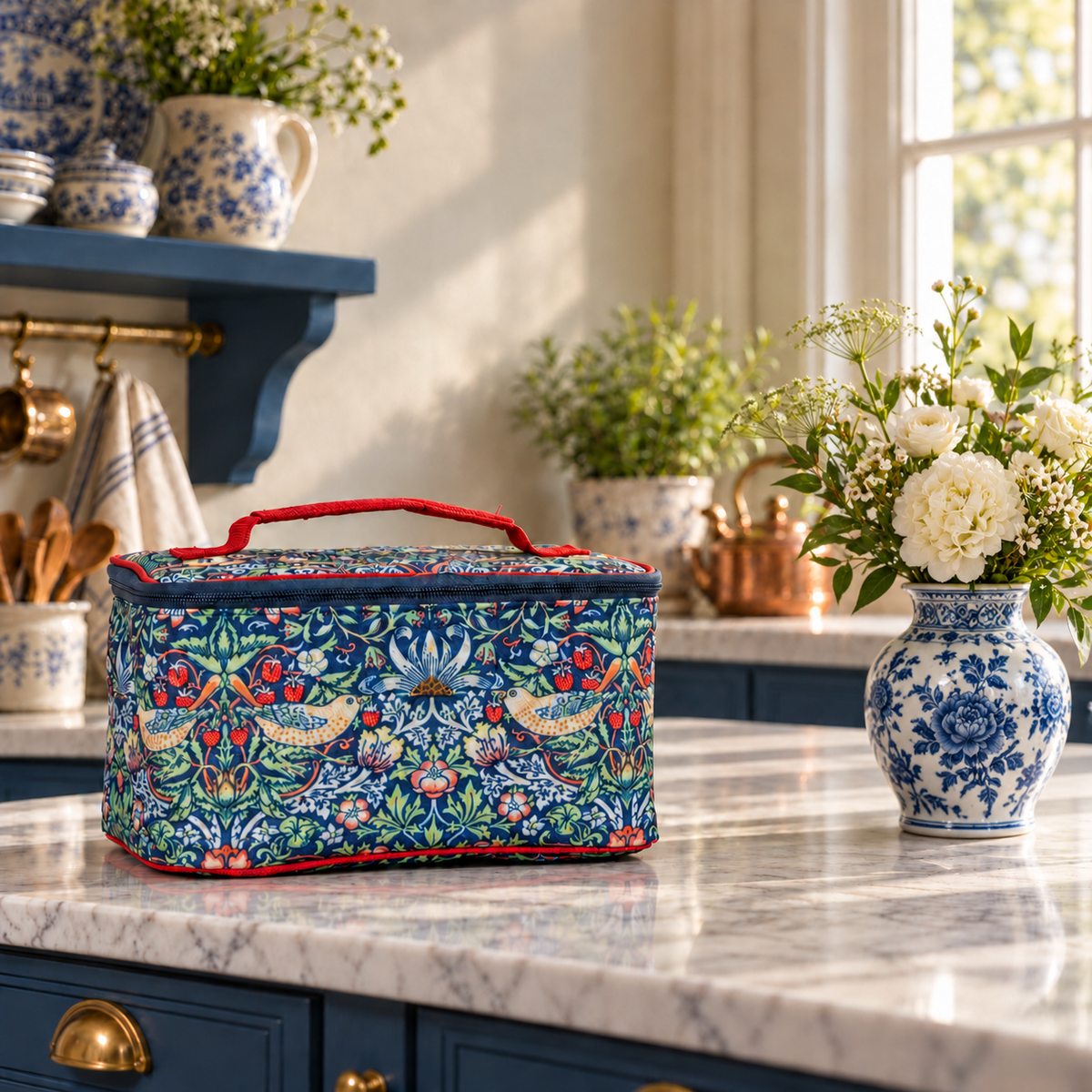 Bolsa térmica para comida Strawberry Thief