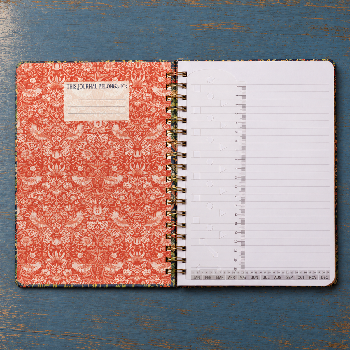 Cuaderno diseño Strawberry thief