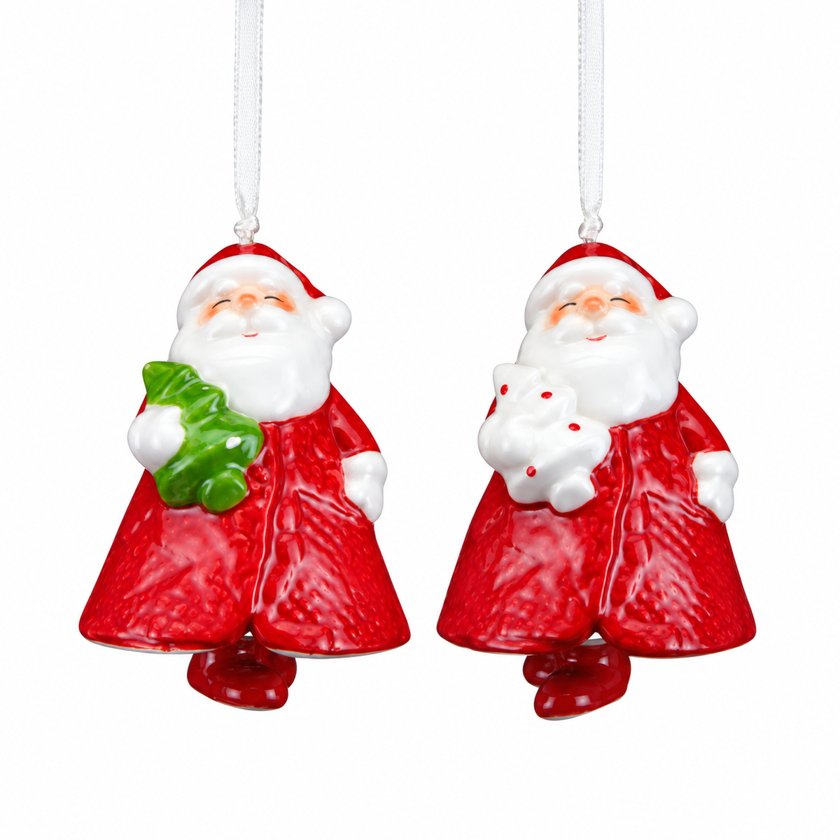 Adornos en forma de campanas de Santa