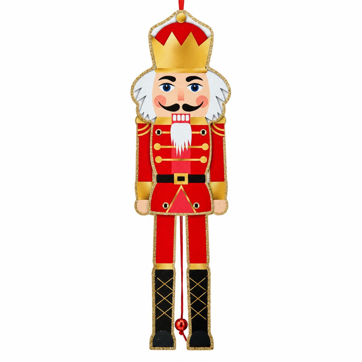 Figura Colgante Soldado Cascanueces "Pull Toy"