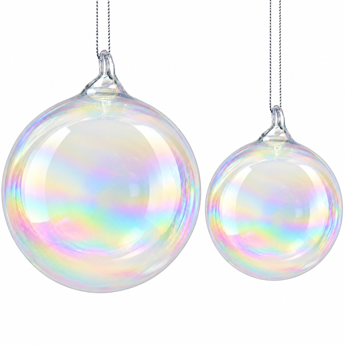 Bola de cristal para el árbol efecto pompa de jabón