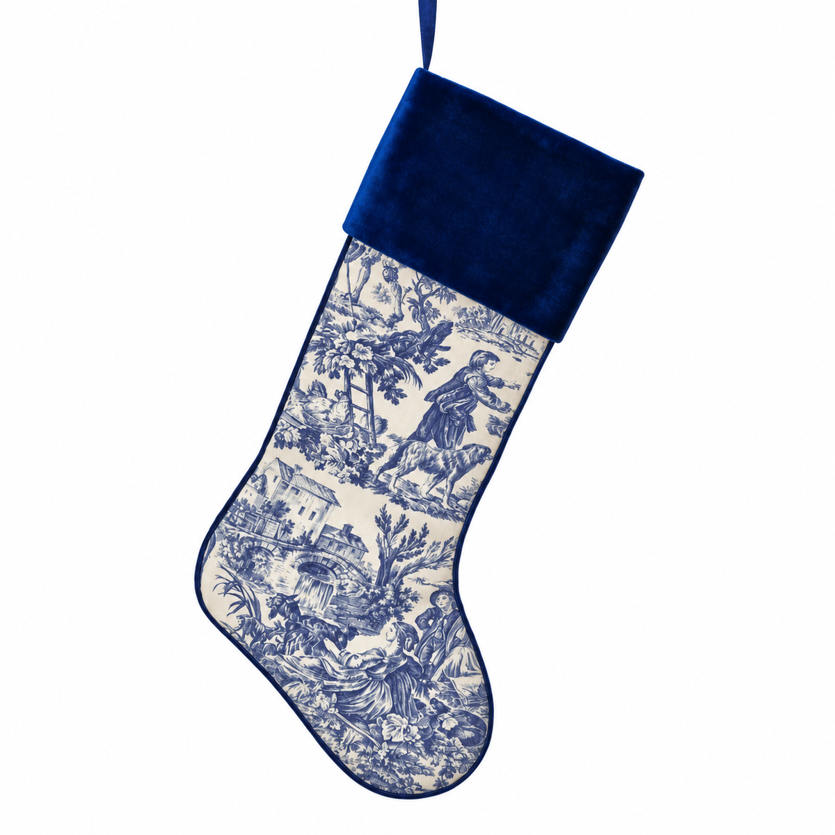 Bota de toile de jouy (63.50cm)