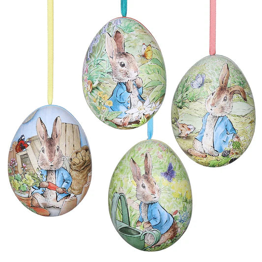 Huevos metálicos para colgar Peter Rabbit