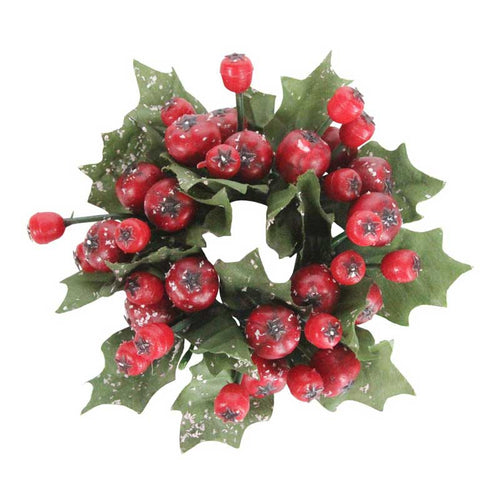 Anillo de Vela Arándanos nevados