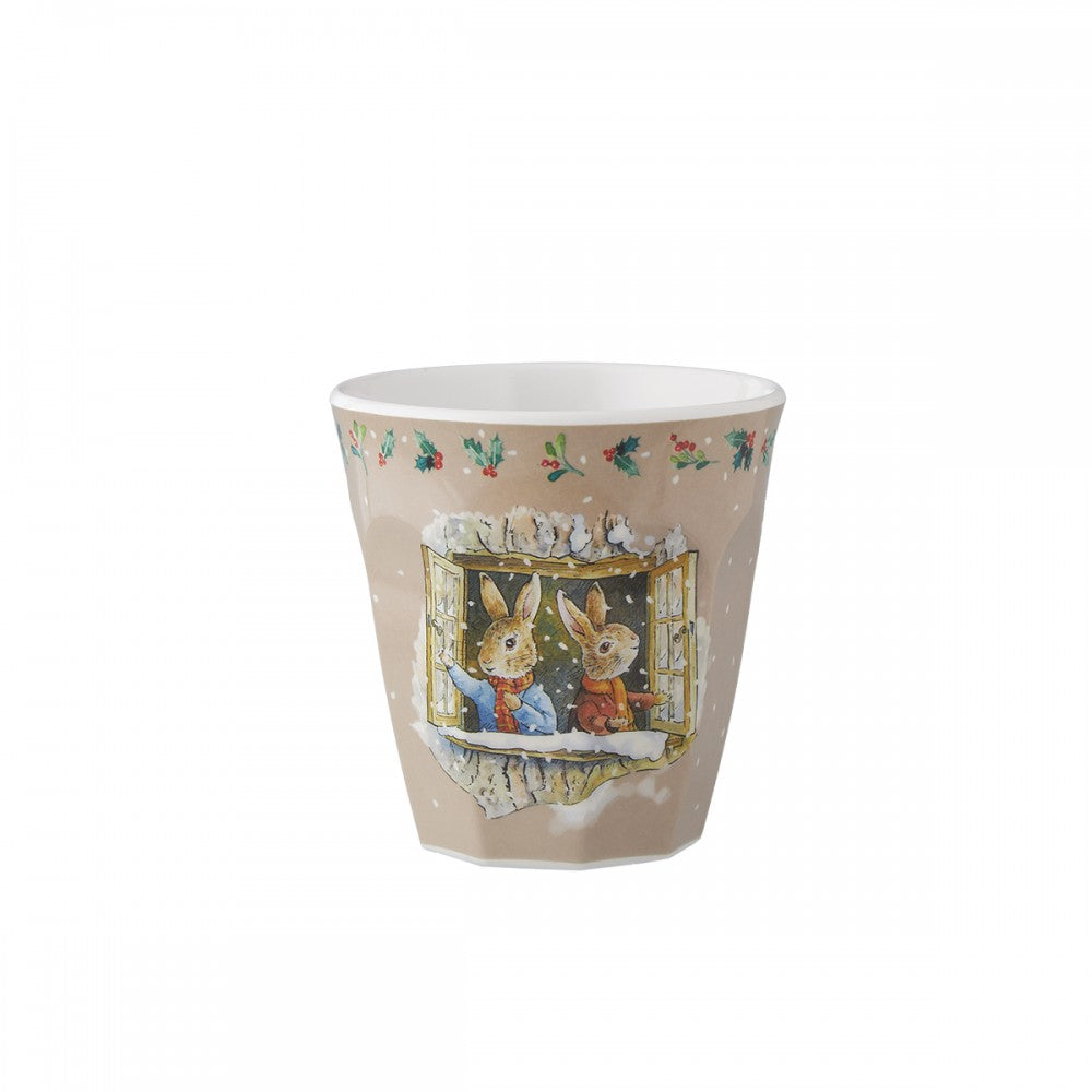 Vaso Peter Rabbit Navidad en casa