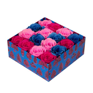 Set de 16 flores de jabón diseño Merry & Wild