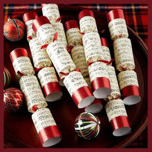 Cargar imagen en el visor de la galería, Crackers Navideños con Diseño de Partitura Musica