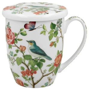 Tisanera de Porcelana con Filtro y Tapa