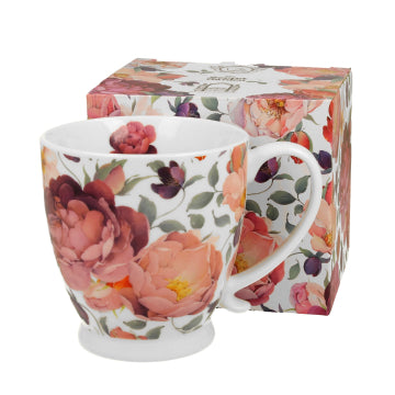 Taza diseño rosas