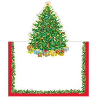 Tarjetas de sitio de mesa diseño Cristmas tree