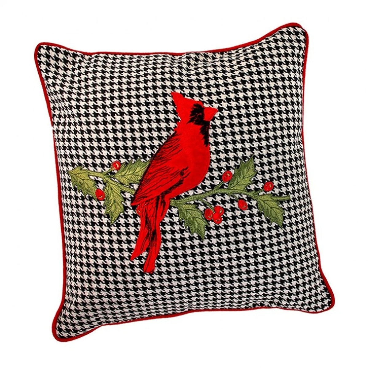 Almohadón con Estampado de Cardenal