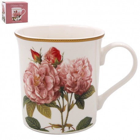 Taza de Porcelana Fina Botanical Redoute Rose