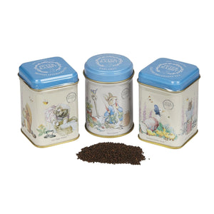 Set de 3 cajas de lata con té de Beatrix Potter