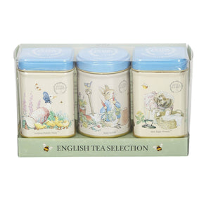 Set de 3 cajas de lata con té de Beatrix Potter