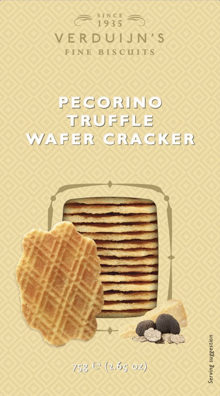 Wafers con queso pecorino y trufa