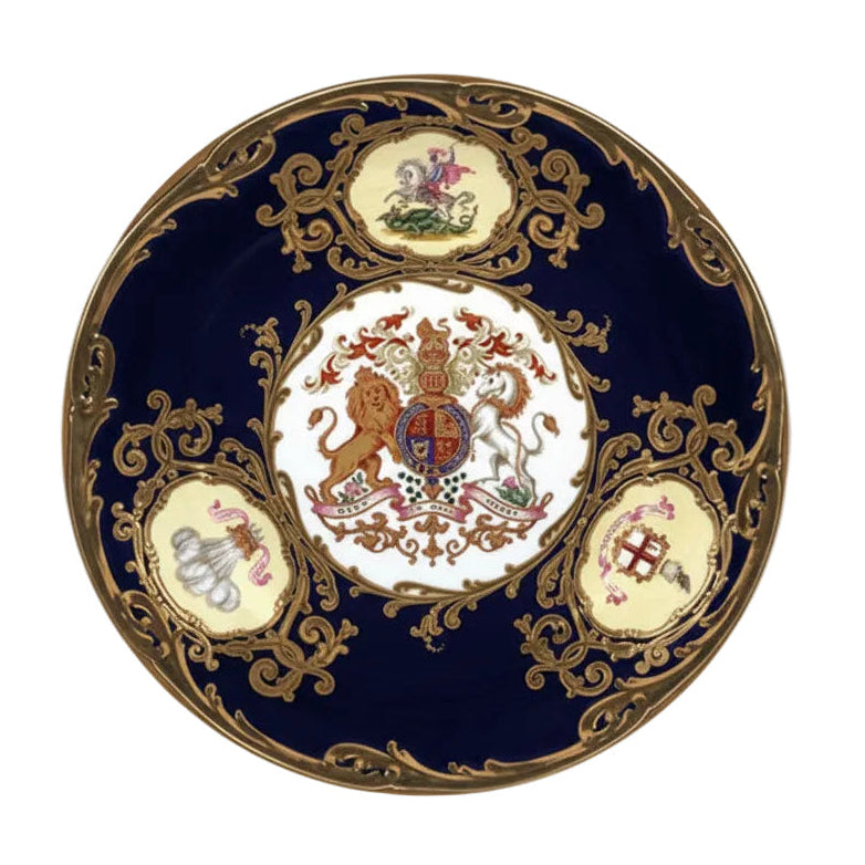 Plato de lata "the coal exchange plate"