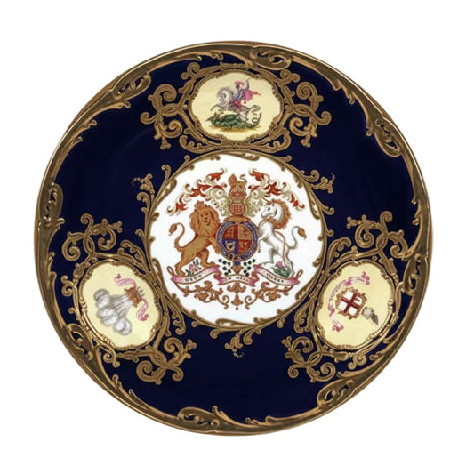Plato de lata "the coal exchange plate"