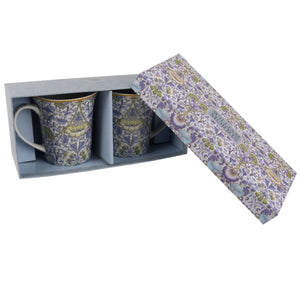 Set de dos tazas de porcelana diseño Lodden