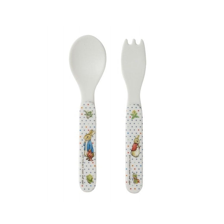 Set de dos cubiertos de Peter rabbit