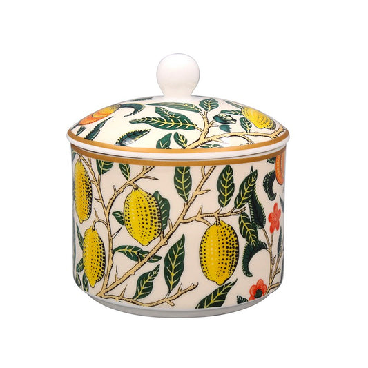 Azucarero diseño frutas William Morris