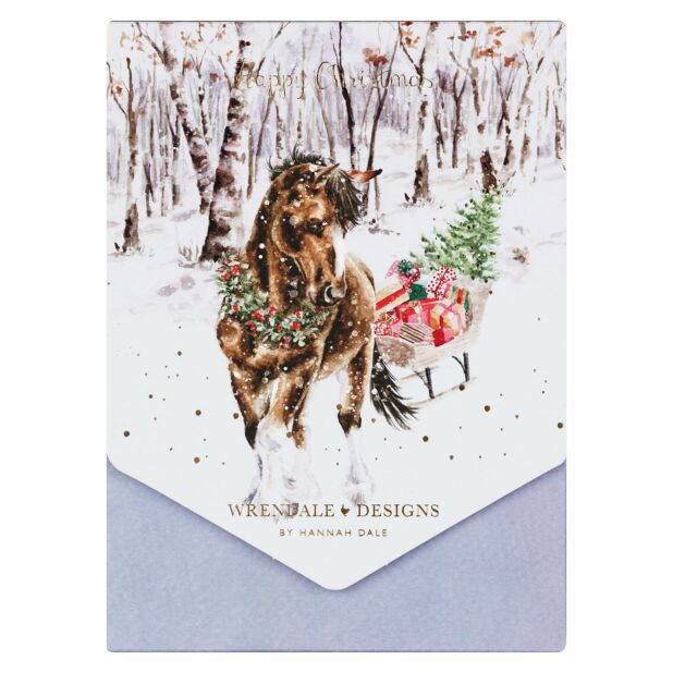 Pack tarjetas de Navidad "Paseo en Trineo Nevado"