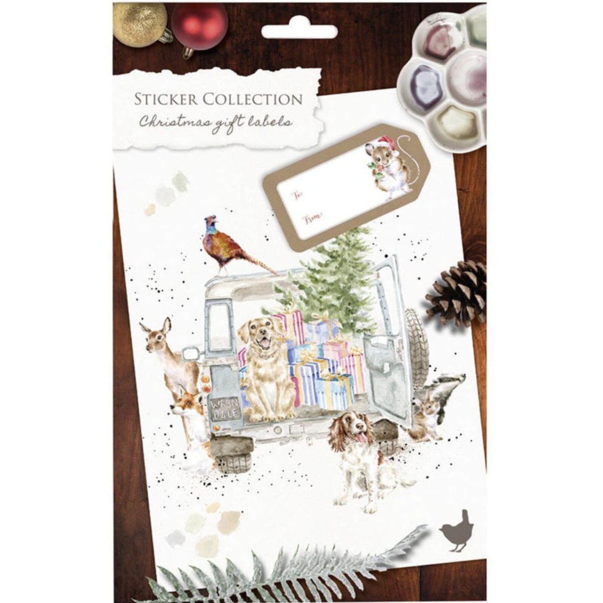 Etiquetas Adhesivas de Regalo de Navidad