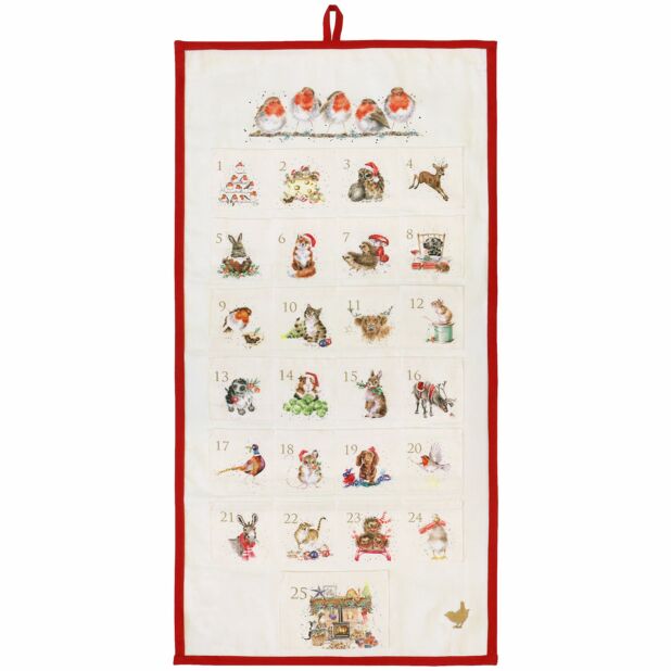 Calendario de Adviento de Tela Reutilizable